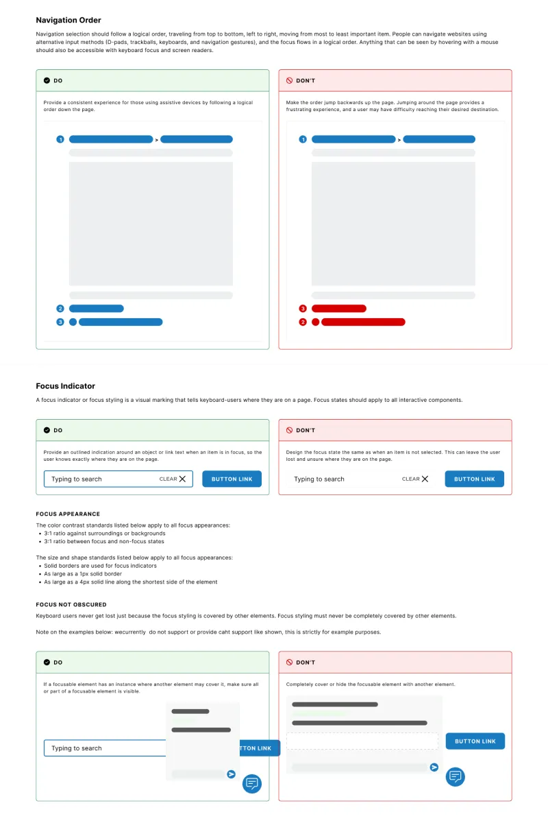 Design System - Accessibility